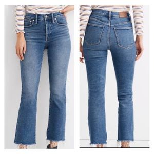 Madewell Cali Demi-Boot Jeans in Fleetwood Wash SZ 27